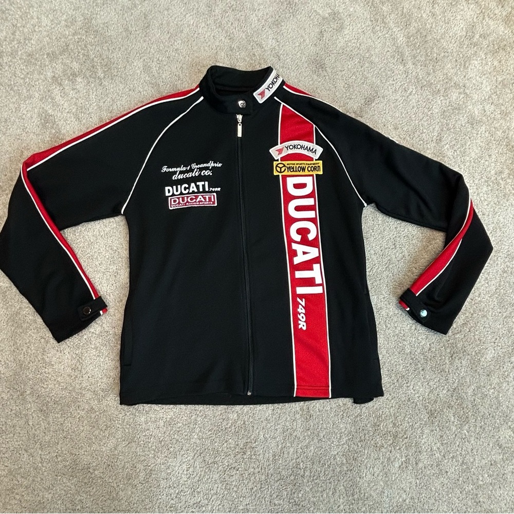 Ducati Formula Grandprix Yokohama Vintage Men’s racing track jacket full zip S